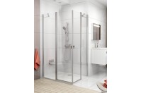 Chrome - Cabina dus 80x100 Crom/Transparent